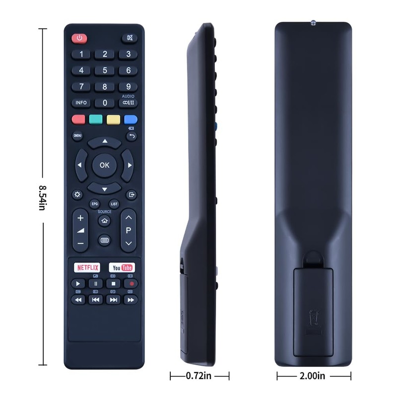 PZL New Replace Remote Control for ALDI BAUHN ATV55UHD ATV65UHD