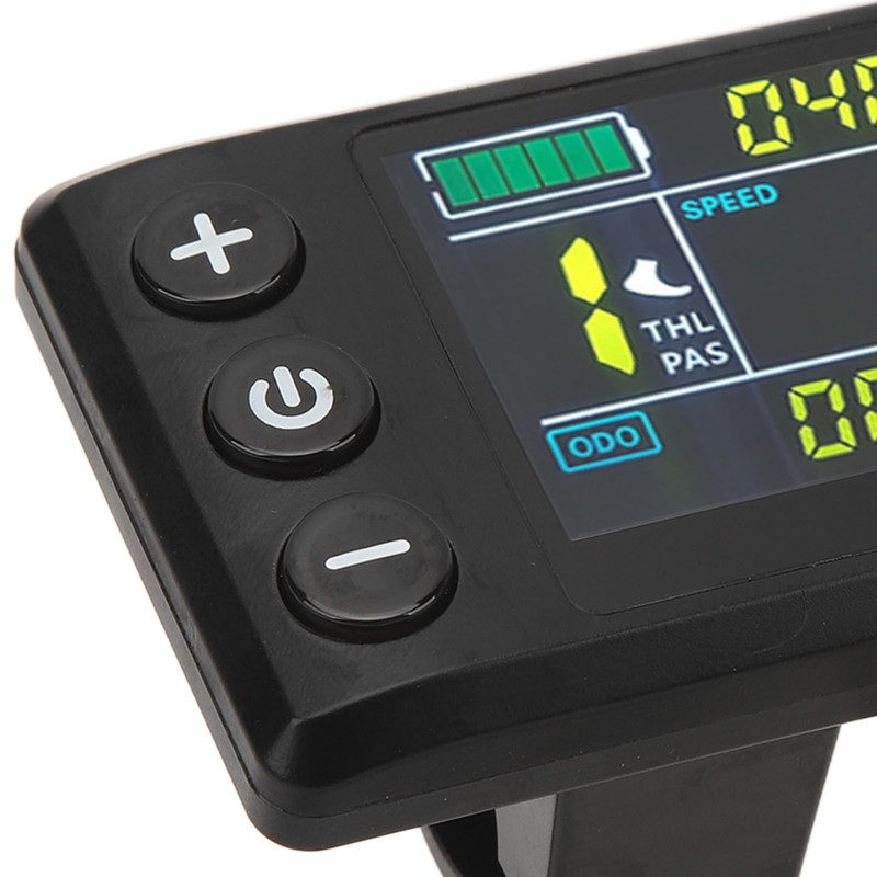E-Bike LCD Display Panel E-Bike Display Screen Adjustable Brightness 5