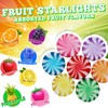 Assorted Fruit Starlights - 3 Pounds - Pinwheel Fruit Candies