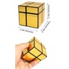 Mirror Cube 2x2x2 Speed Cube 2x2 Magic Cube Puzzle for