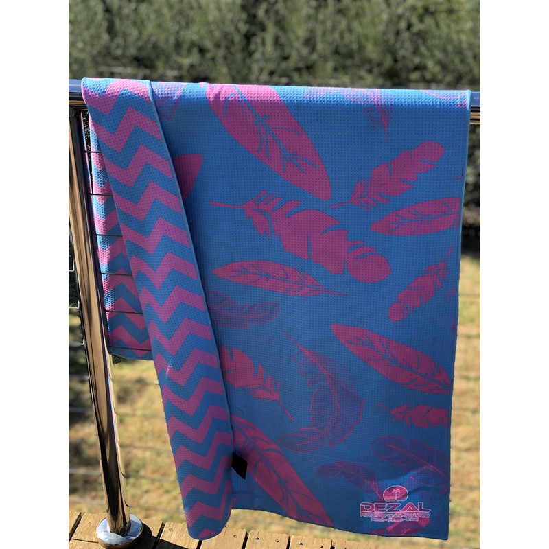 DEZAL Premium Microfiber Compact Sand Free Beach Camping Fitness Travel
