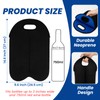 Aspire 2-Bottle Wine Carrier Tote Bags, Neoprene Wine Bottle Holders,