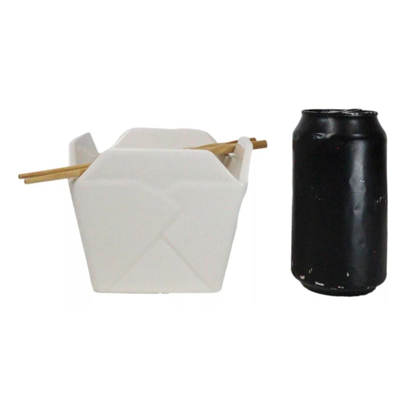 Oriental Buddha Pagoda Asian Takeout To Go Box Serving Bowl