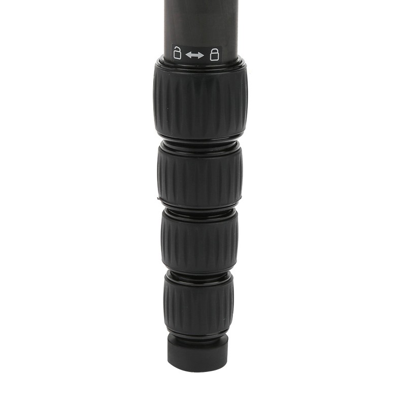 C-333 Carbon Fiber Portable Outdoor Telescopic Monopod Tripod Mountaineering Cane