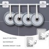 Codoule Self Adhesive No Drill Adjustable Curtain Rod Holder Hooks