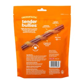 Oinkies Chickentastic Tender Bullies Dog Treats with Real Chicken Breast & Real Beef Bully Stick Flavor, Highly Digestible and Rawhide-Free, 20 Count
