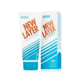 NEW LAYER Sensitive Sun Cream SPF 50+ Pro Vitamin D Free from Microplastics Reef-friendly Free from Octocrylenes Waterproof Climate Neutral (200 ml) (LSF50+ Sensitive)