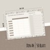 Clever Gadgets Weekly Planner Pad A4 (50 Sheets) | Food