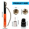 Bicycle Chain Whip Sprocket Remover Cassette Lock Ring Tool Sprocket