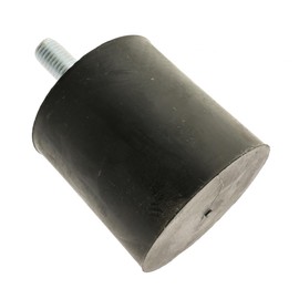Metal Rubber Buffer Diameter 70 mm x Height 45 mm on One Side Male Thread M10 x 28 mm
