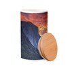 Fabulous Ceramic Pot with Lid Bamboo - El Capitan UNESCO