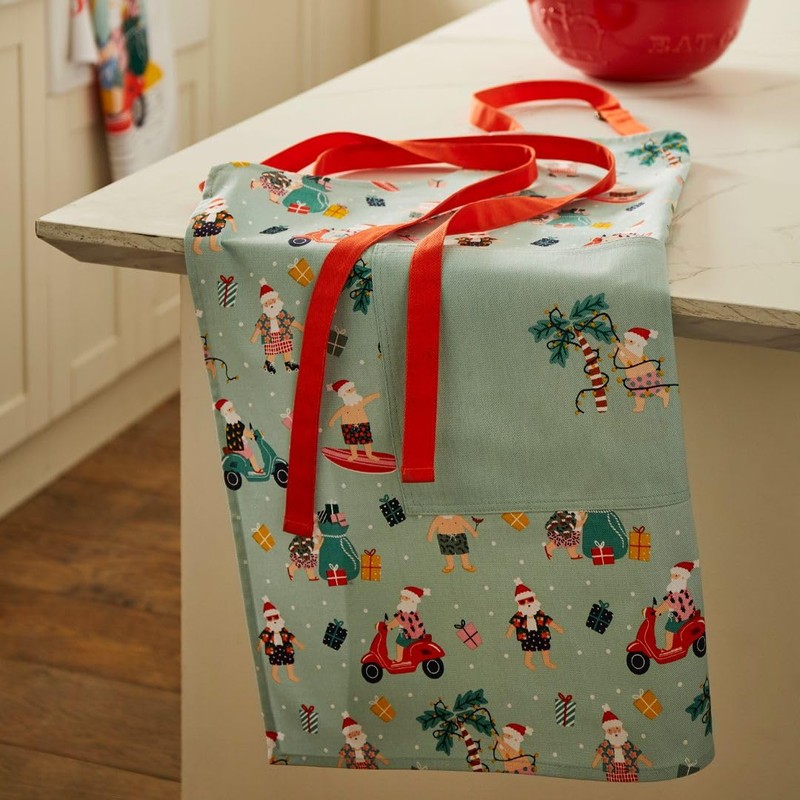 Ulster Weavers - Blue Christmas Chef Apron (70 x 80cm)