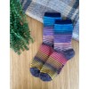Cub Rocks, 1pk Ladies Cotton Stripe Ankle Socks UK Size