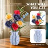 Nenjindz Flowers Bouquet Building Set with Vase 787 PCS Botanical