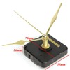 Veumoie 10Pcs DIY Silent Movement Spindle Hands Wall Quartz Clock