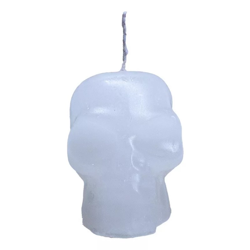 CEB Veladora De Cráneo De Parafina Chico. (4 Pzas).