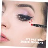 TOVINANNA Waterproof Eyeliner Pen with Red Liquid Eyeliner Pencil Makeup