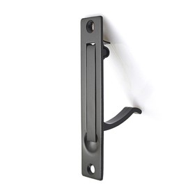Dontay Pocket Door Edge Pull, Professional Stainless Steel 304, 4" Hidden Door Handle, Flush Mount Pocket Door Hardware for Pocket Sliding Door, Spring Loaded (2, Matte Black)