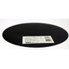 Wake Industry GM-02 Rubber Sheet, Round, Black, Thickness 0.04 x
