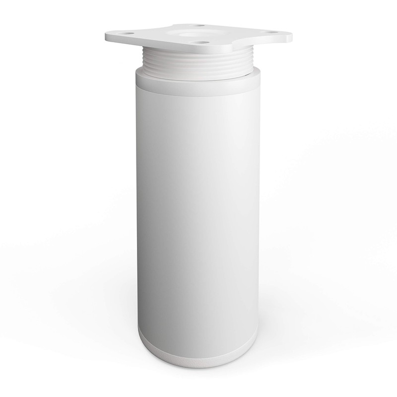 Sossai MFR1 Furniture Feet, Set of 4, White, 100 mm