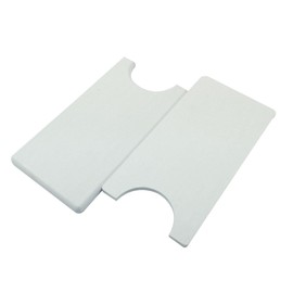 HARSKIYER Sink Faucet Absorbent Mat, White Diatomite Kitchen Sink Splash Guard, Bathroom Sink Drying Pad Faucet Absorbent Tray for Kitchen, Bathroom, Counter