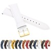 MARCHEL Smooth Leather Genuine Leather LLB Clasp in Gold Leather