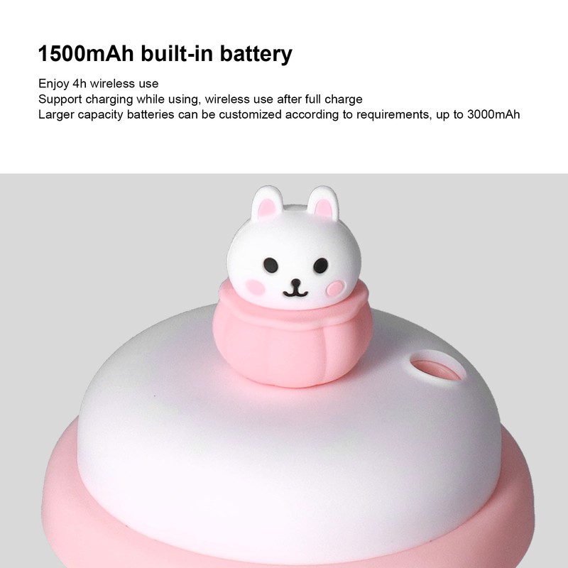 Humidifier Pink Milk Tea Cup Humidifier Small Desktop Bedroom Bedside