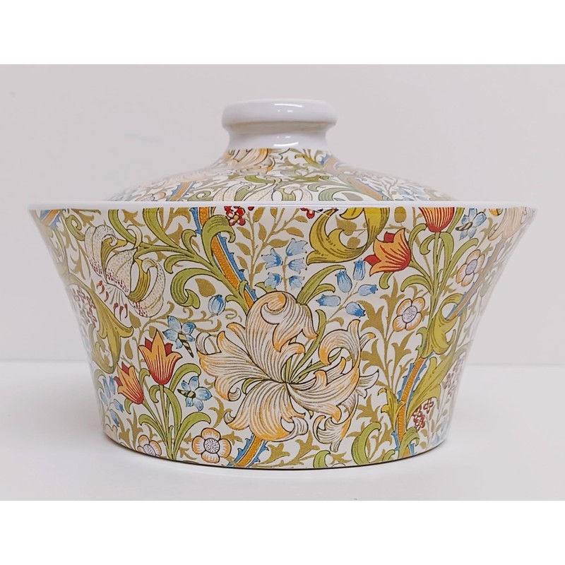Rainbow Decors William Morris Golden Lily Casserole with Lid 500