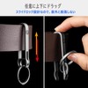 TISUR Titanium Keychain with Belt Clip, Carabiner, Stylish Titanium Key