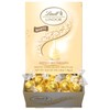 Lindt LINDOR White Chocolate Candy Truffles, White Chocolate Candy with