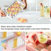 Miaowoof Ice Cube Tray with Lid and Container, 2.5 cm