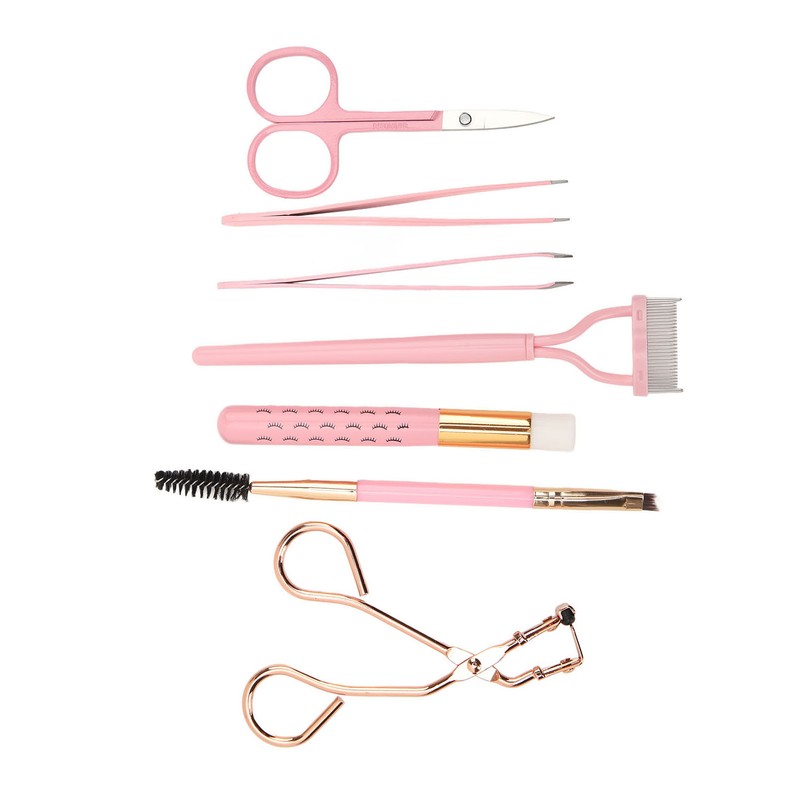 7pcs Eyelash Eyebrow Makeup Tool Eyelash Curler Tool Kit Eyebrow