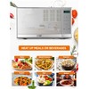 COMMERCIAL CHEF 0.7 Cu Ft Microwave with 10 Power Levels,