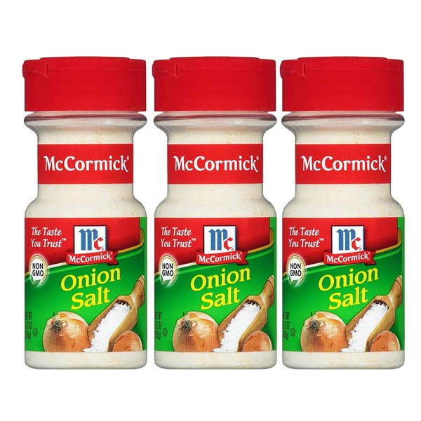 McCormick Onion Salt (526561) 5.12 oz (Pack of 3)