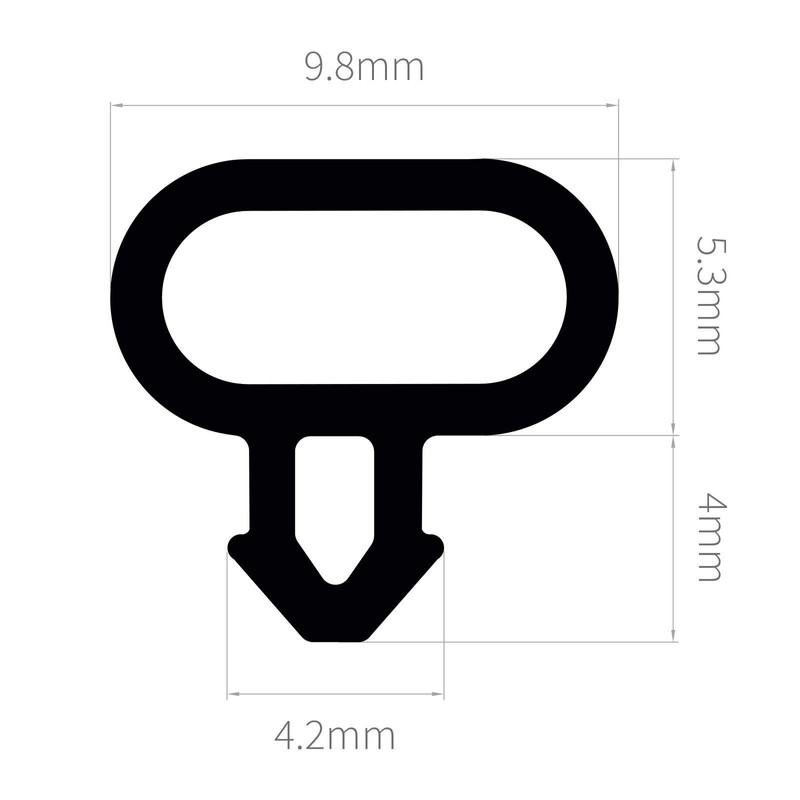ExtrudaSeal B354 (White) Bubble Gasket Replacement Window Door Draught Excluder