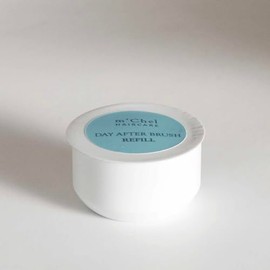 m'chel Day After Brush Dry Shampoo 0.45oz, Refillable Powder Dry Shampoo, Deodorizes and Absorbs Oil (ginger, pomegranate, and peony)