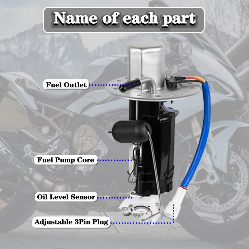 GERMCENS 15100-01H00 Fuel Pump Assembly Excellent Adaptability Reliable Compatible with