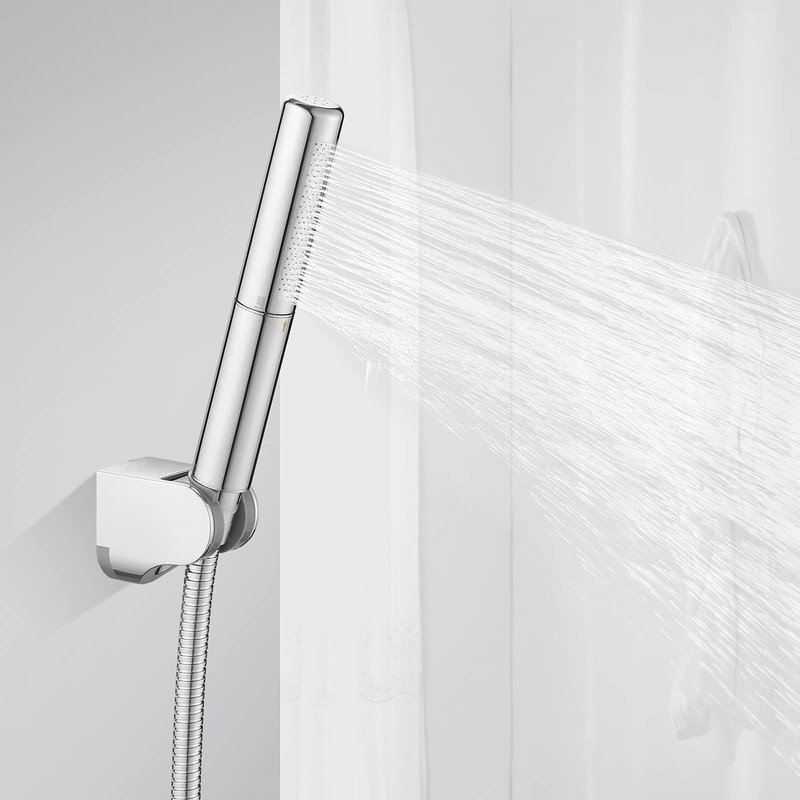 BESy Chrome Brass 2 In 1 Function Handheld Shower Head