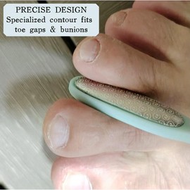 Precision Callus Remover Mini Foot File for Toe Gaps and Bunion | Precision Pedicure Tool, Fits Tight Toe Gaps & Bunion Areas, Buffs Stubborn Callus & Dead Skin, Travel and Daily Foot Care