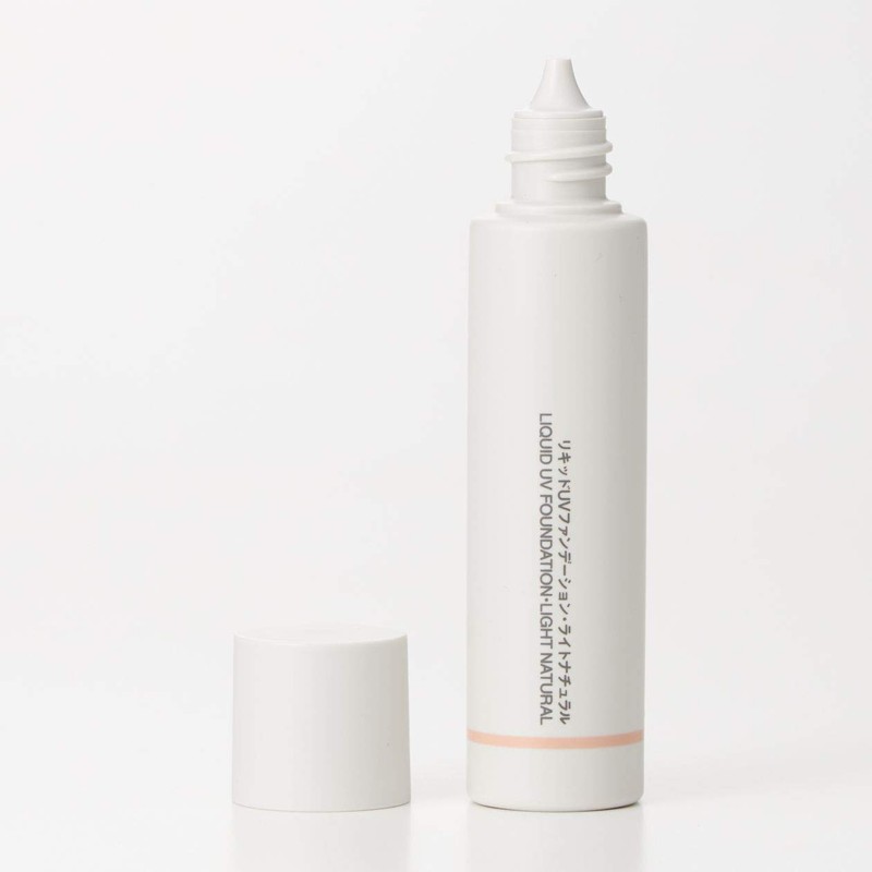 MUJI 02124717 Liquid UV Foundation, Light Natural, SPF27, PA++, 1.1