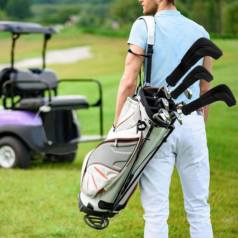 FUZVOLGolf Club Headcover Set- Premium Quality-3pcs Universal Fit Covers for