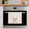 Cute Kitchen Towels – Chicago “The Windy City” Neutral Beige