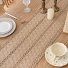 Voreppy Brown Table Runner Boho Farmhouse Table Runners for Dining