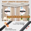 Corner Curtain Rod for Windows - L Shaped 30 to