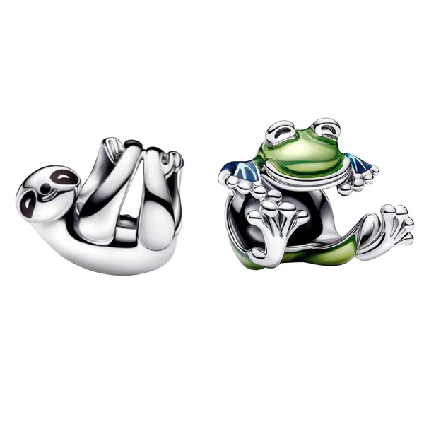 LaMenars Charm Animals Travel Butterfly Flower for Bracelet 925 Sterling