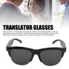 Fockety Smart Glasses, Bluetooth Translation Glasses with Open Direction, Built-in