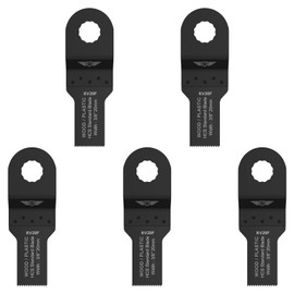 5 x 20mm TopsTools RV20F_5 Fine Tooth 13mm HEX Fitting Blades Compatible with Draper MT250A 23038, MT250 31328, Wickes 235510, Renovator Multitool Multi Tool Accessories