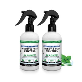 Powermint Peppermint Oil Insect & Pest 8oz (Pack of 2) Natural Spray for Spiders, Ants, Ticks, and More
