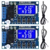 MELIFE 2pcs XY-T01 Electronic Temperature Controller, DC 6-30V 24V Waterproof