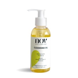NOV Cleansing Oil - Facial Cleanser for Waterproof Make-Up - Non-Greasy Face Cleanser With Sweet Almond Oil for Hydration - All Skin Types - 5.07 oz